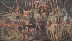 Paolo di Dono called Uccello The Battle of San Romano (mk05) Norge oil painting art